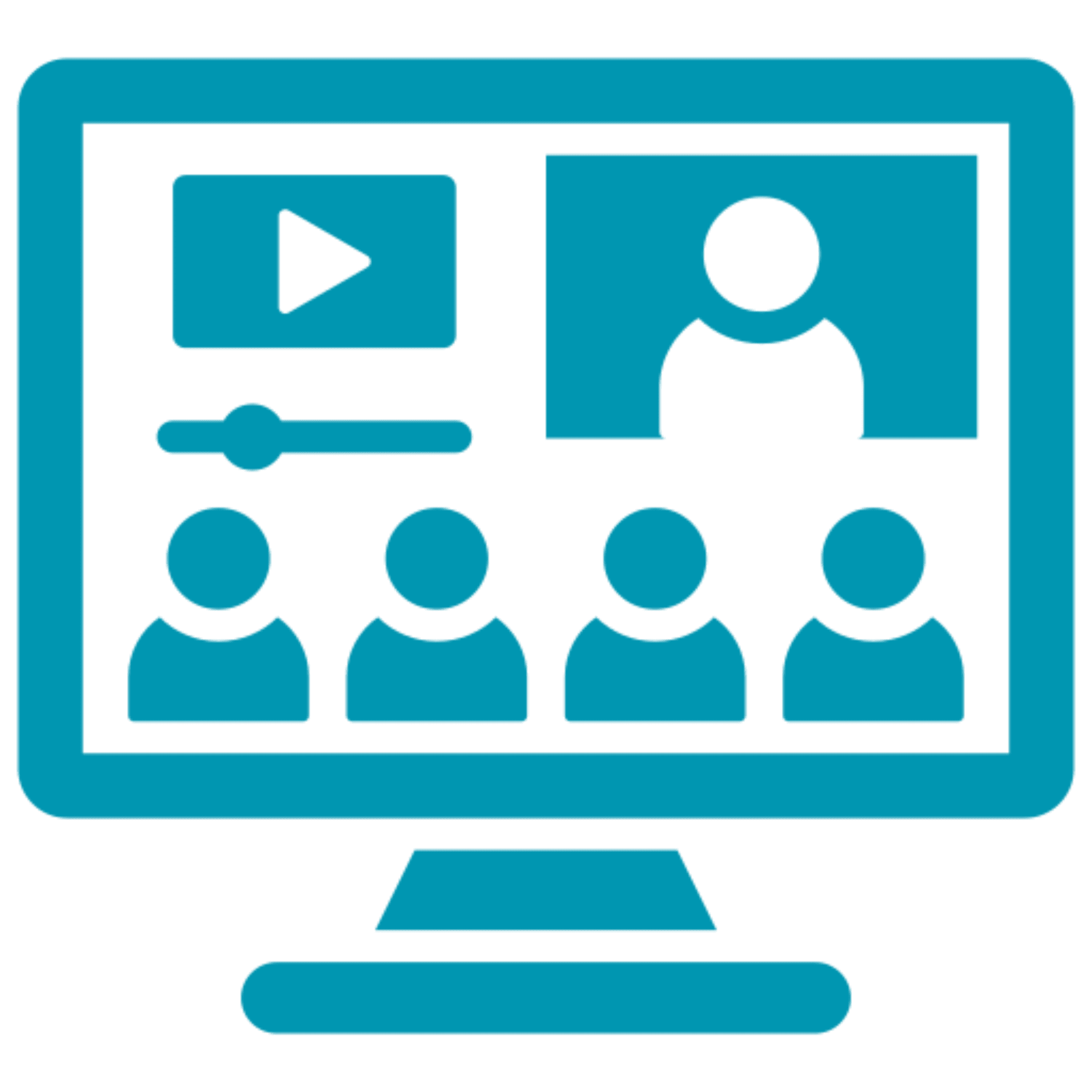 Virtual meeting icon